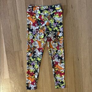 Lularoe Seven Dwarfs Kids Leggings S/M